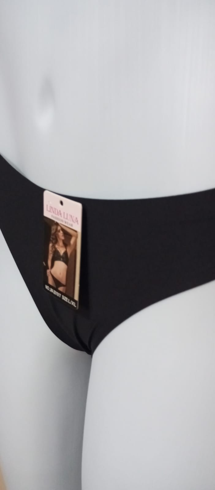 Conjunto lencería sin costura con tiras bordadas push up – T. 44/100 (C) + L/XL - Imagen 4