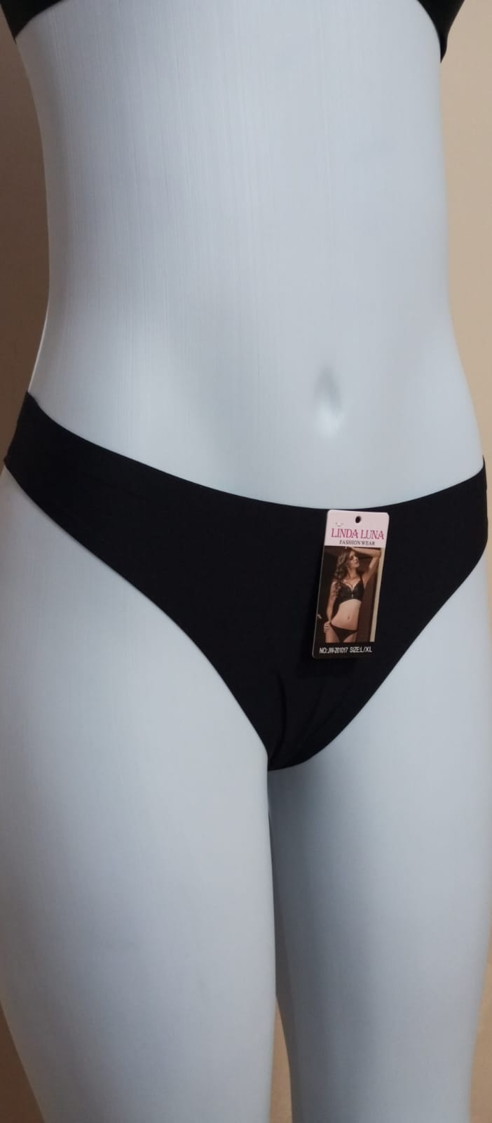 Conjunto lencería sin costura con tiras bordadas push up – T. 44/100 (C) + L/XL - Imagen 5